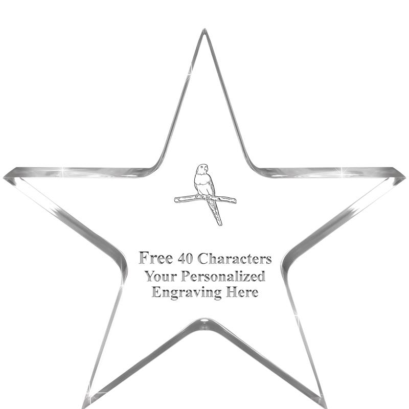 3.75" STELLA CRYSTAL AWARD