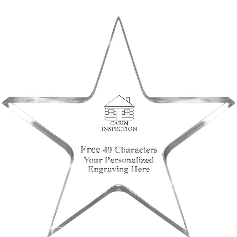 3.75" STELLA CRYSTAL AWARD