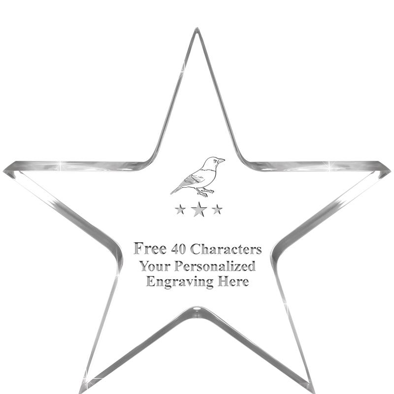 3.75" STELLA CRYSTAL AWARD