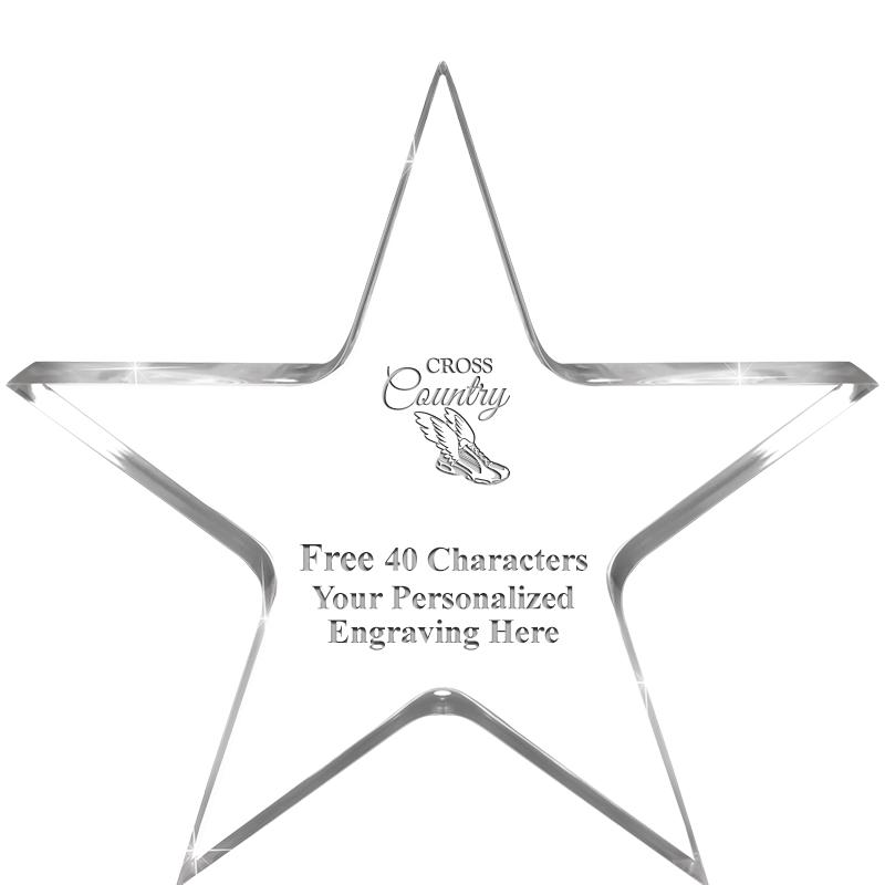 3.75" STELLA CRYSTAL AWARD