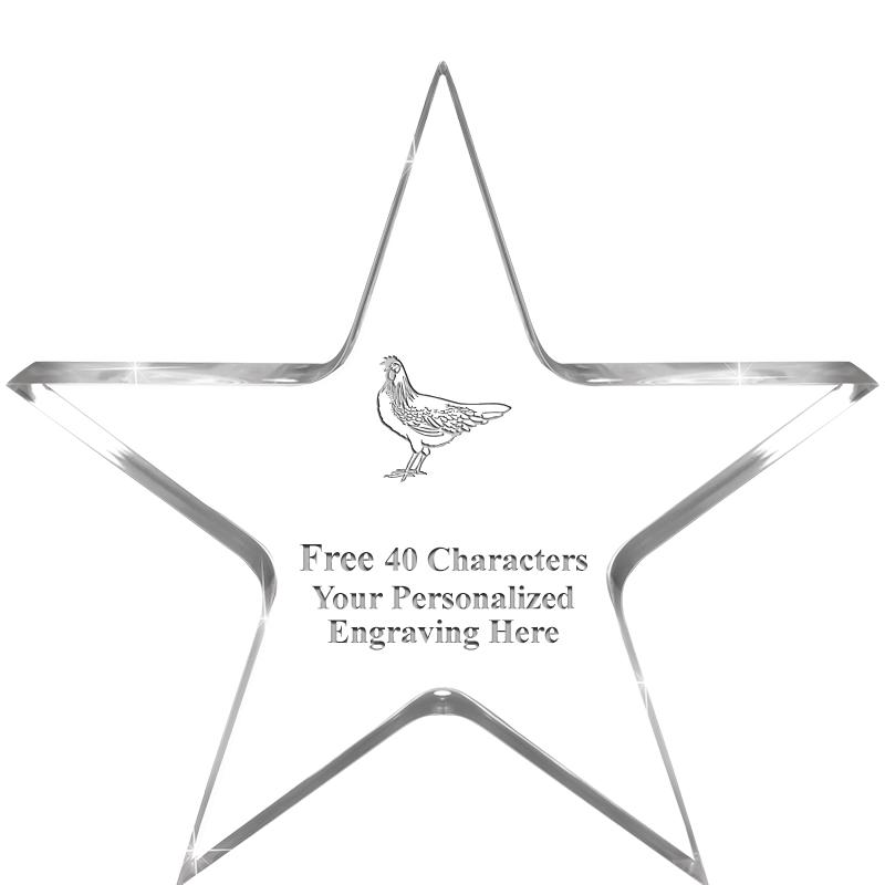 3.75" STELLA CRYSTAL AWARD