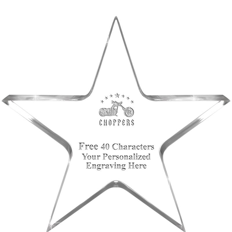 3.75" STELLA CRYSTAL AWARD