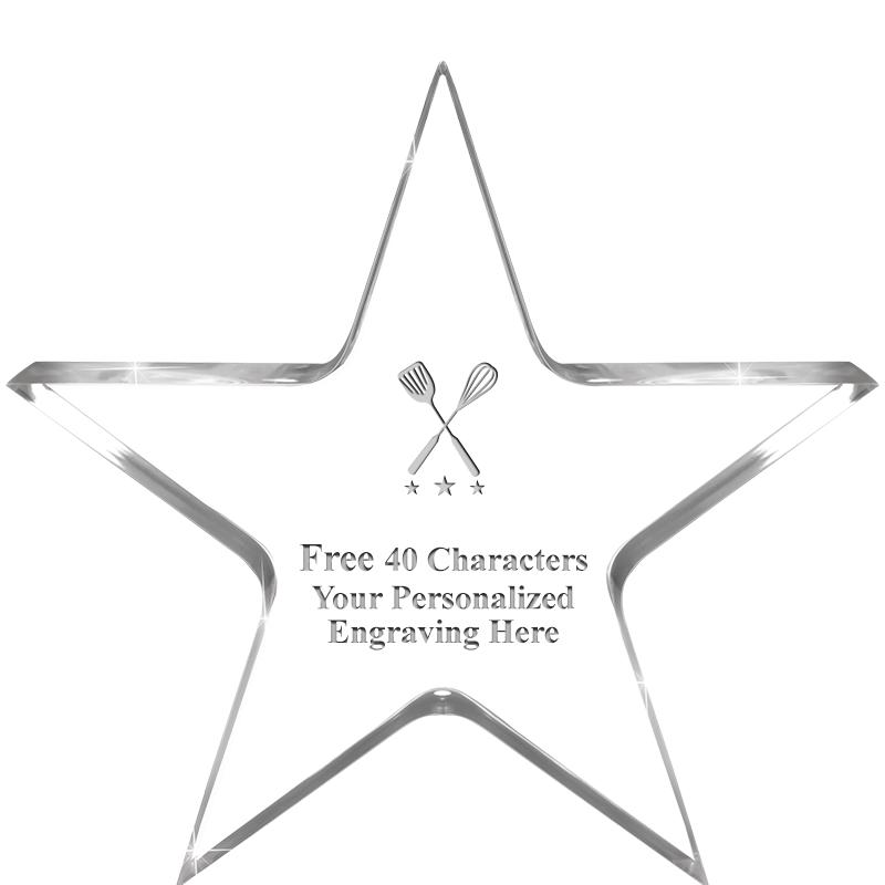 3.75" STELLA CRYSTAL AWARD