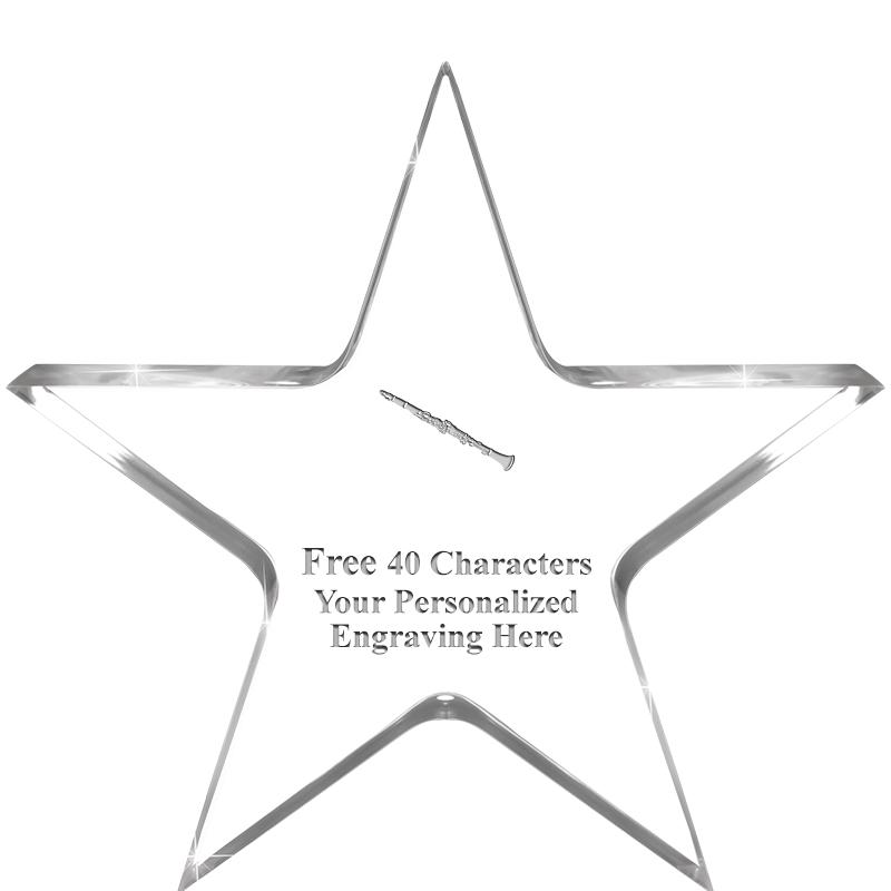 3.75" STELLA CRYSTAL AWARD