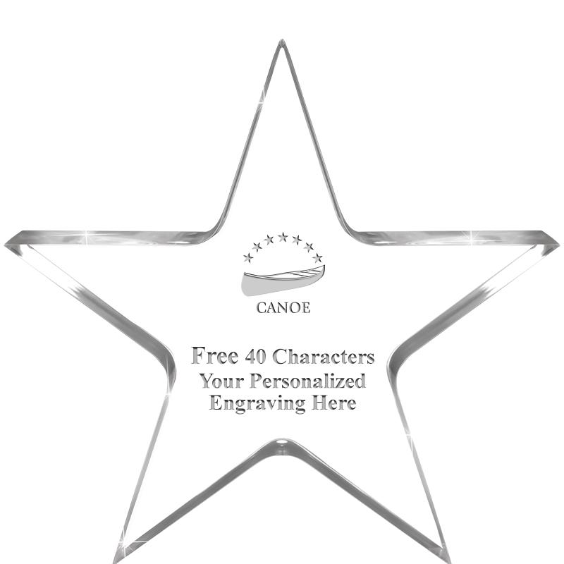 3.75" STELLA CRYSTAL AWARD