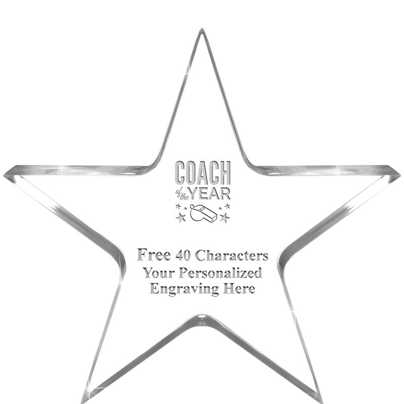 3.75" STELLA CRYSTAL AWARD