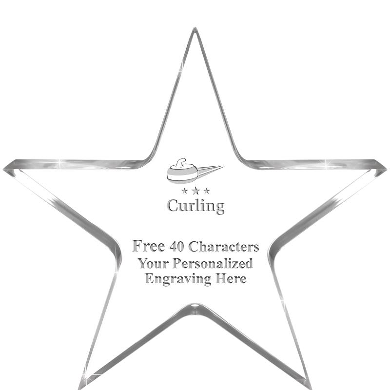 3.75" STELLA CRYSTAL AWARD