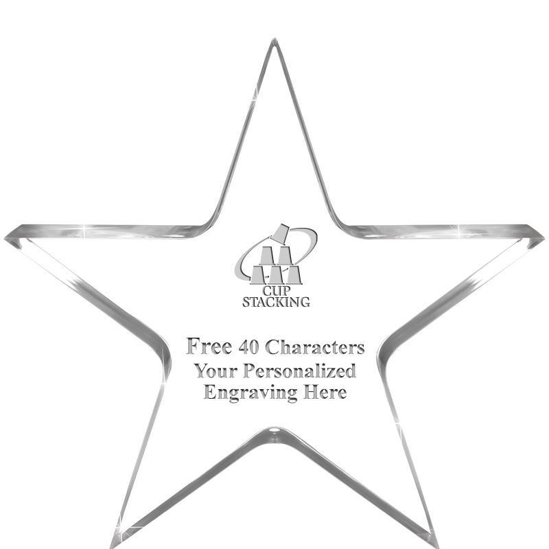 3.75" STELLA CRYSTAL AWARD