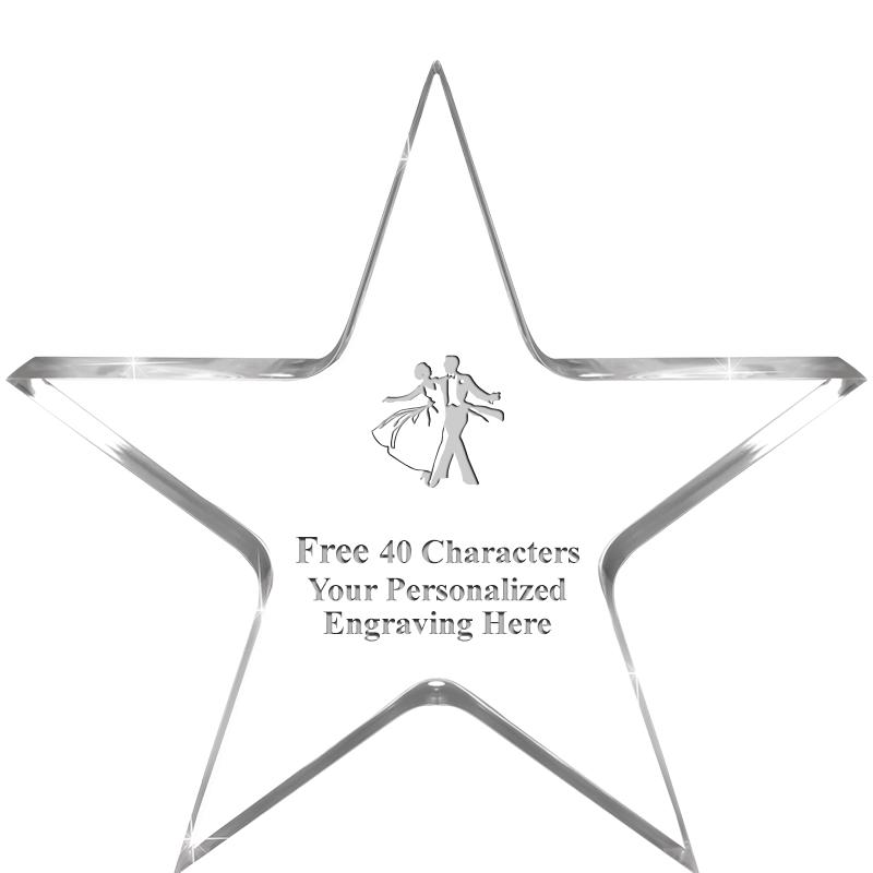 3.75" STELLA CRYSTAL AWARD