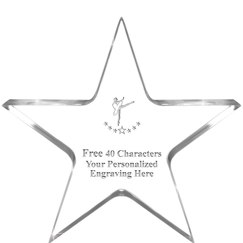 3.75" STELLA CRYSTAL AWARD