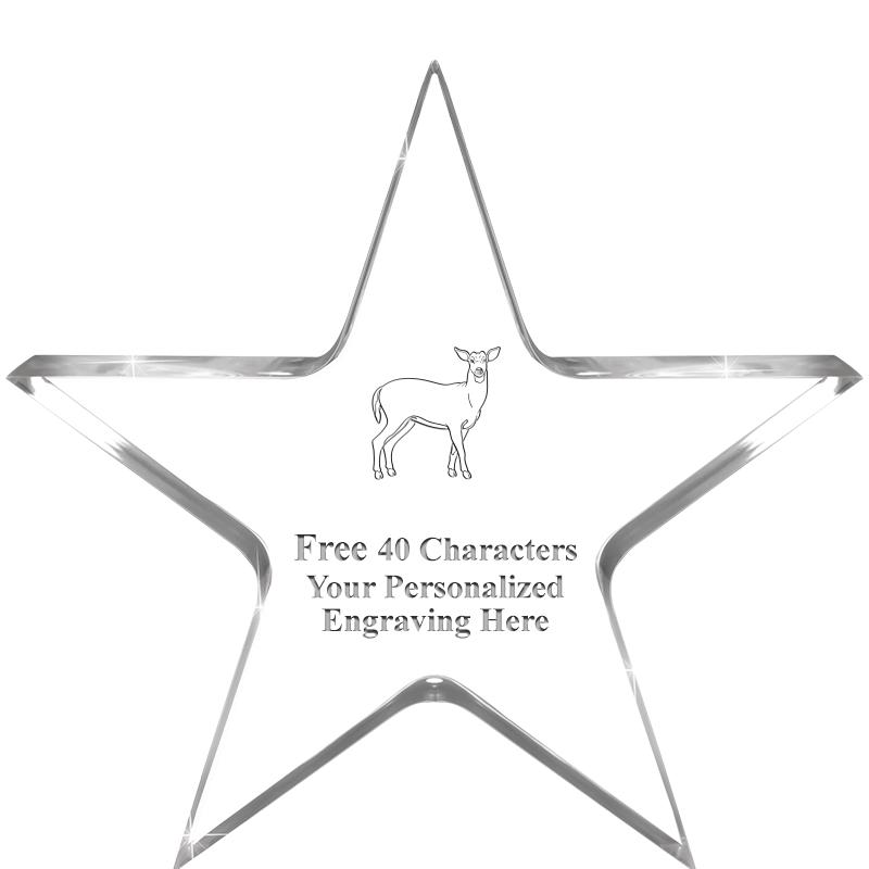 3.75" STELLA CRYSTAL AWARD