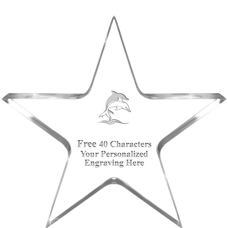 3.75" STELLA CRYSTAL AWARD