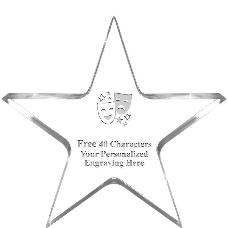 3.75" STELLA CRYSTAL AWARD