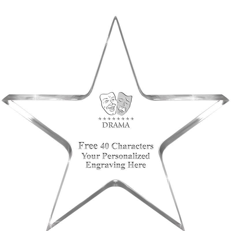 3.75" STELLA CRYSTAL AWARD