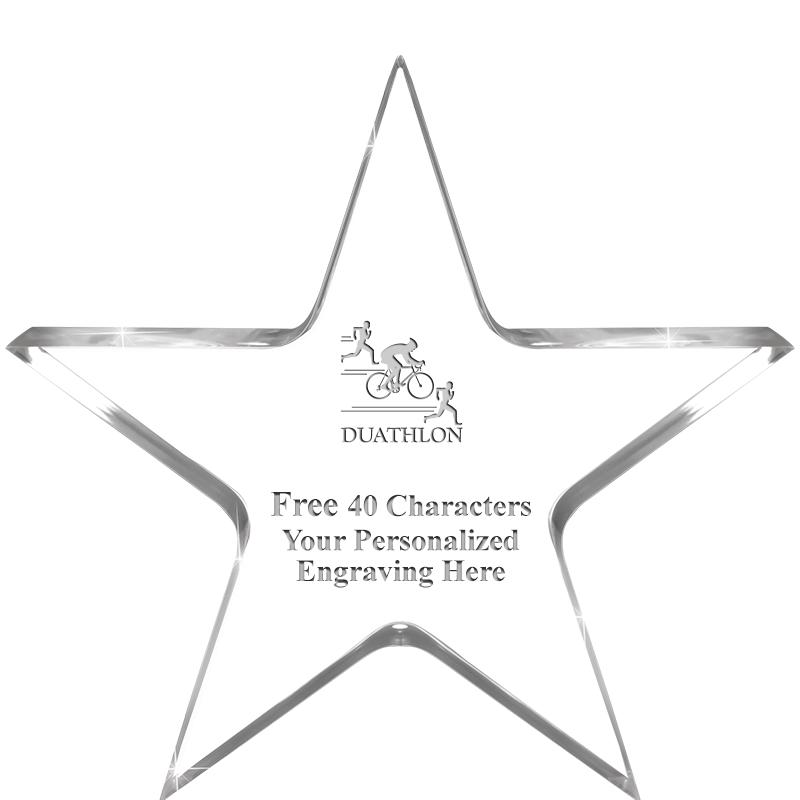 3.75" STELLA CRYSTAL AWARD