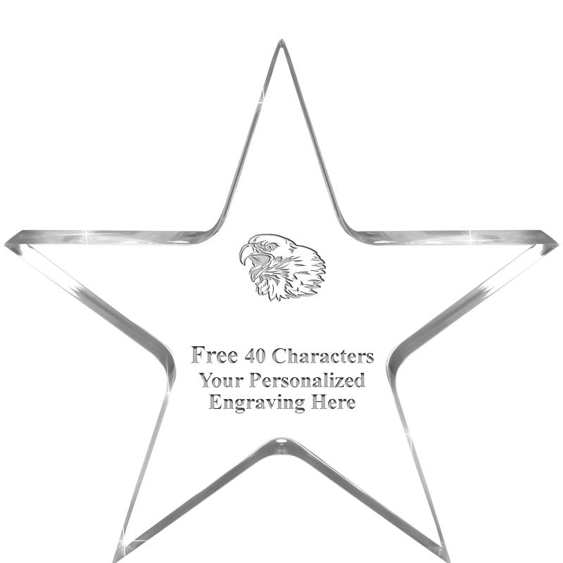 3.75" STELLA CRYSTAL AWARD