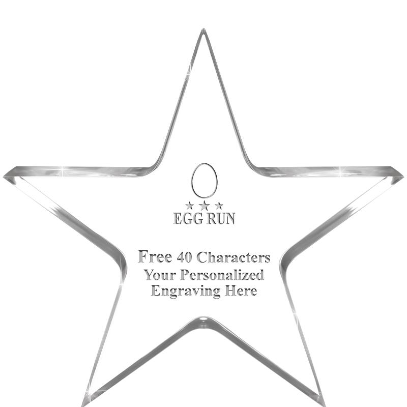 3.75" STELLA CRYSTAL AWARD