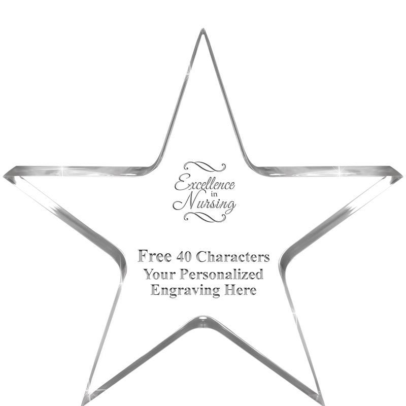 3.75" STELLA CRYSTAL AWARD