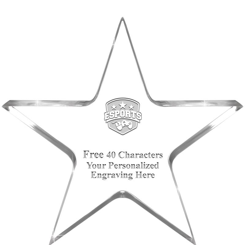 3.75" STELLA CRYSTAL AWARD