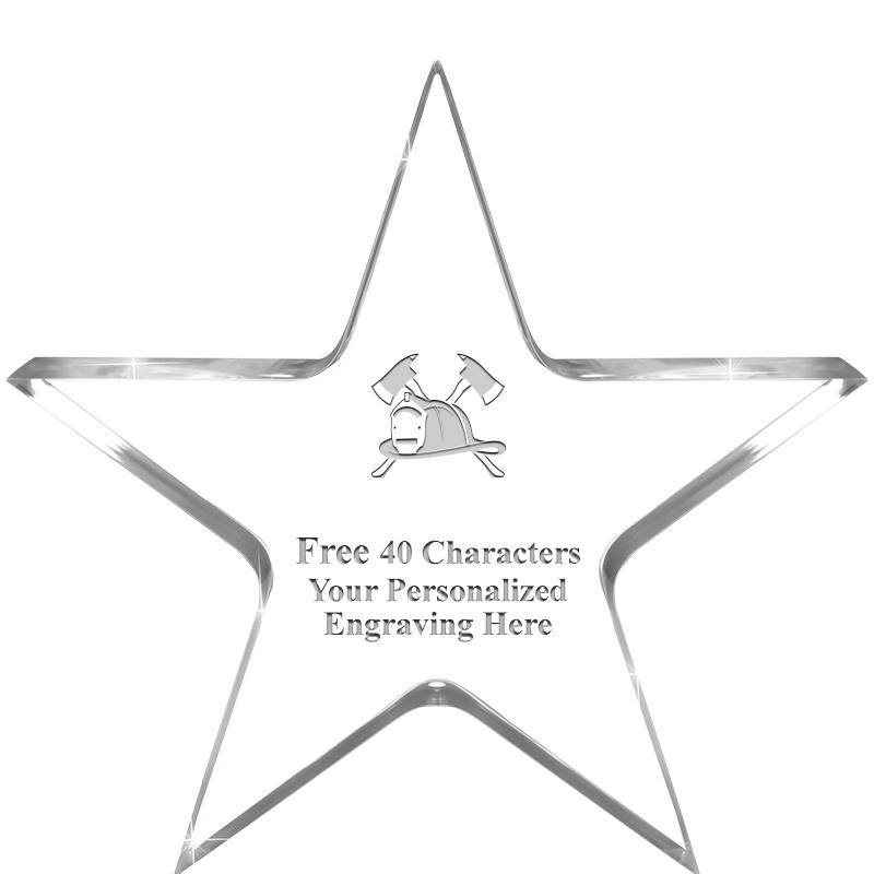 3.75" STELLA CRYSTAL AWARD