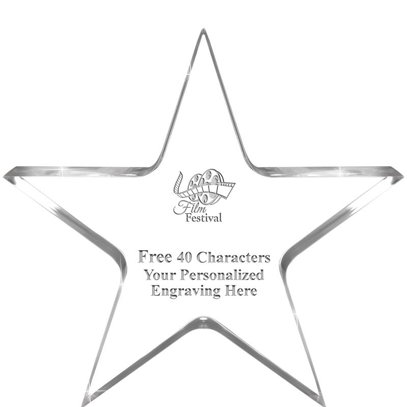 3.75" STELLA CRYSTAL AWARD