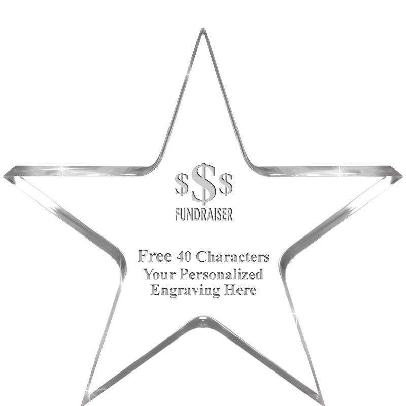 3.75" STELLA CRYSTAL AWARD