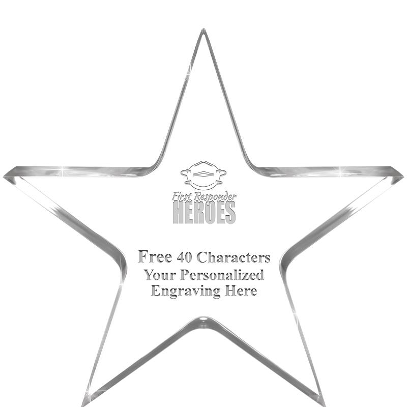 3.75" STELLA CRYSTAL AWARD