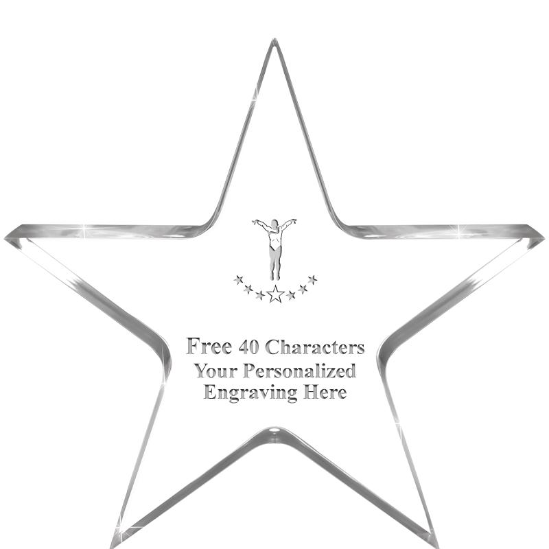 3.75" STELLA CRYSTAL AWARD