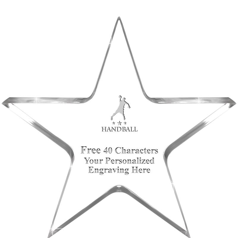 3.75" STELLA CRYSTAL AWARD