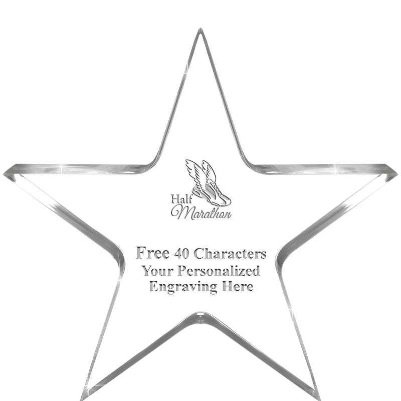 3.75" STELLA CRYSTAL AWARD