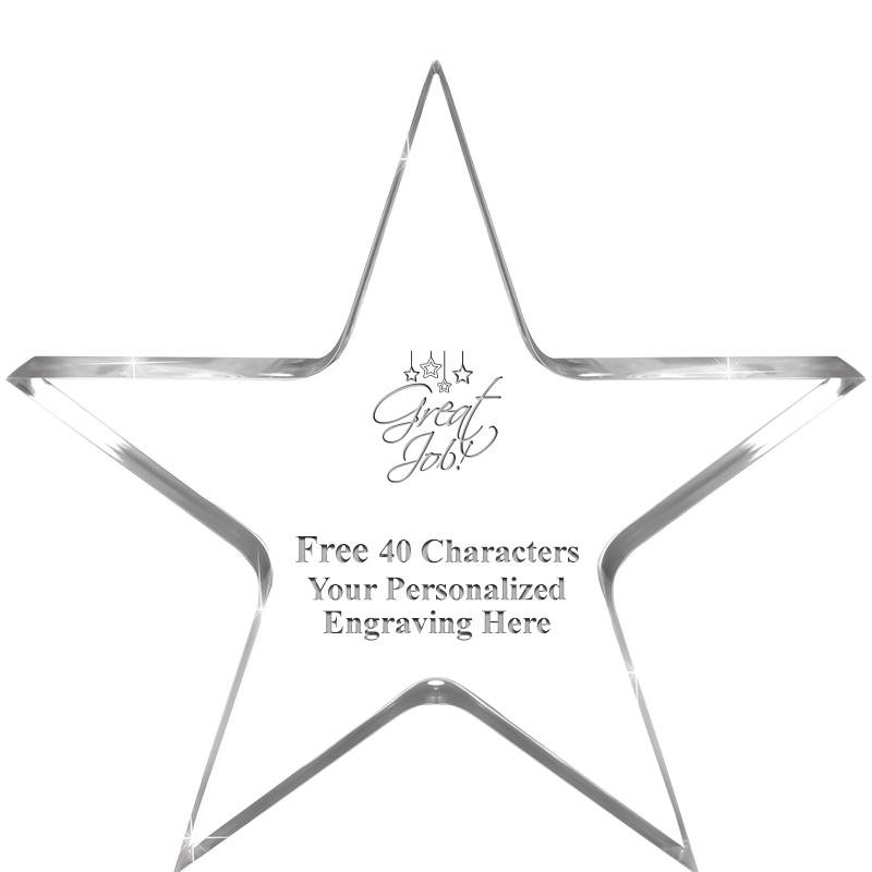 3.75" STELLA CRYSTAL AWARD