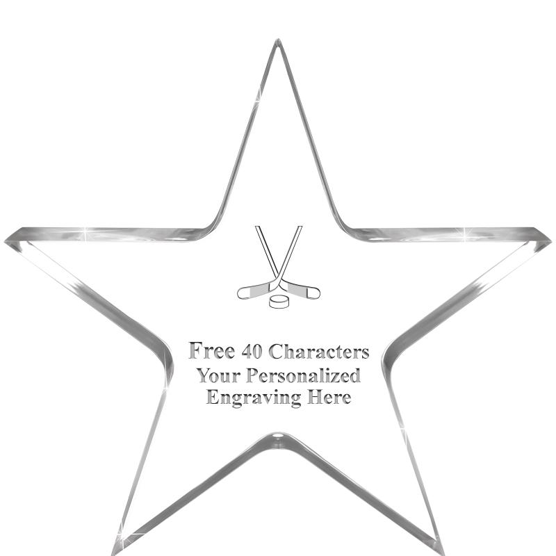 3.75" STELLA CRYSTAL AWARD