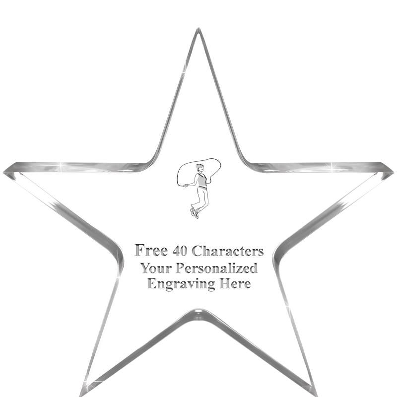 3.75" STELLA CRYSTAL AWARD