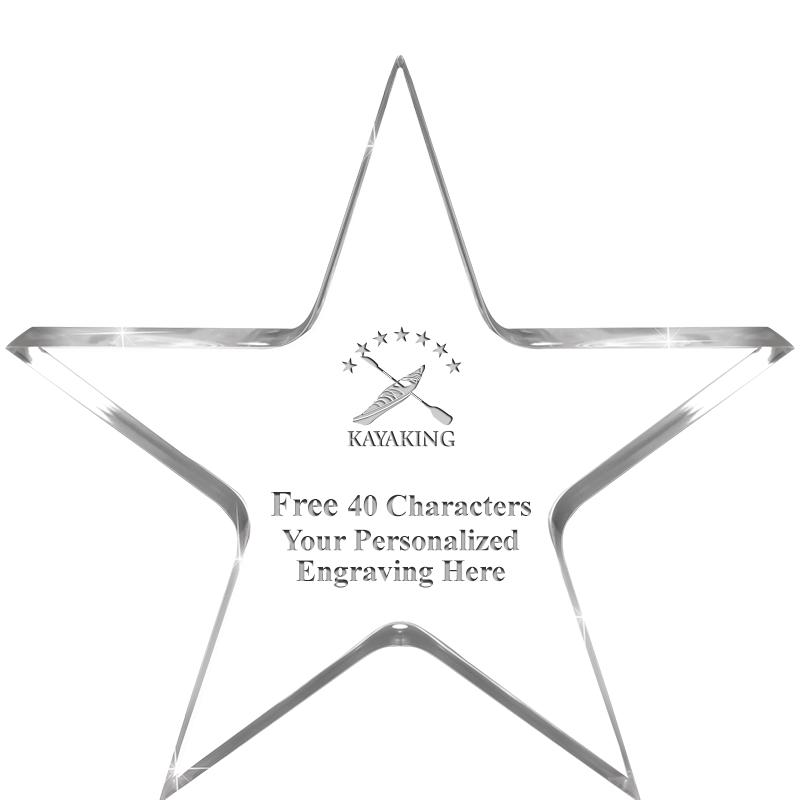 3.75" STELLA CRYSTAL AWARD