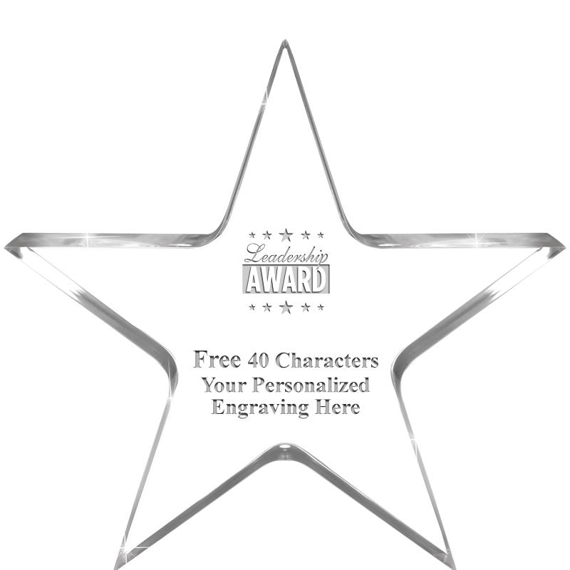 3.75" STELLA CRYSTAL AWARD