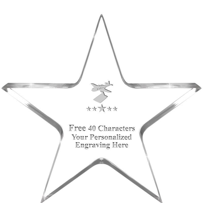 3.75" STELLA CRYSTAL AWARD