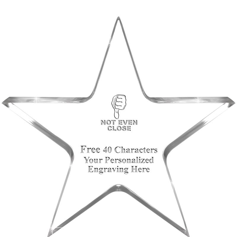 3.75" STELLA CRYSTAL AWARD