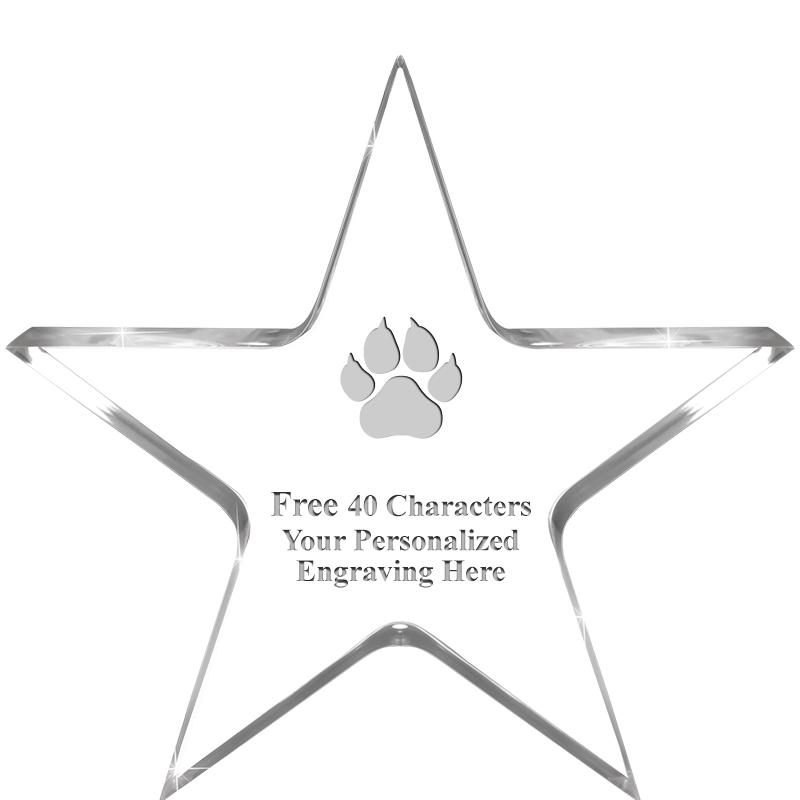 3.75" STELLA CRYSTAL AWARD