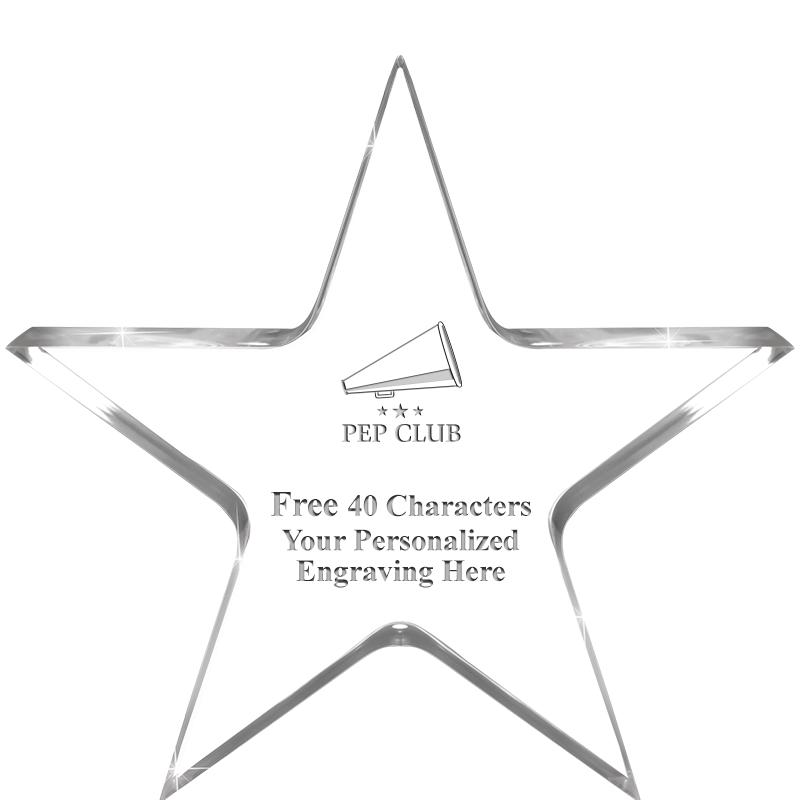 3.75" STELLA CRYSTAL AWARD