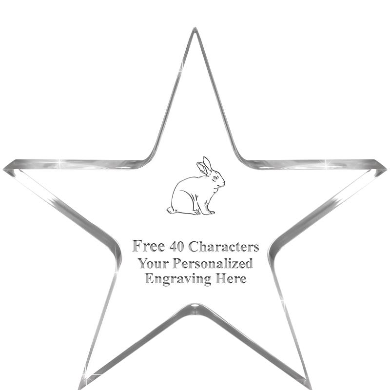 3.75" STELLA CRYSTAL AWARD