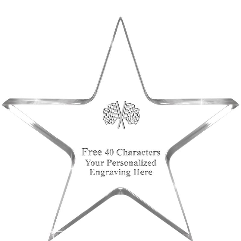 3.75" STELLA CRYSTAL AWARD