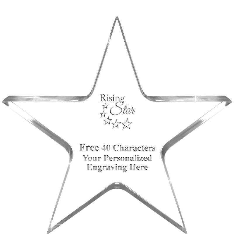 3.75" STELLA CRYSTAL AWARD