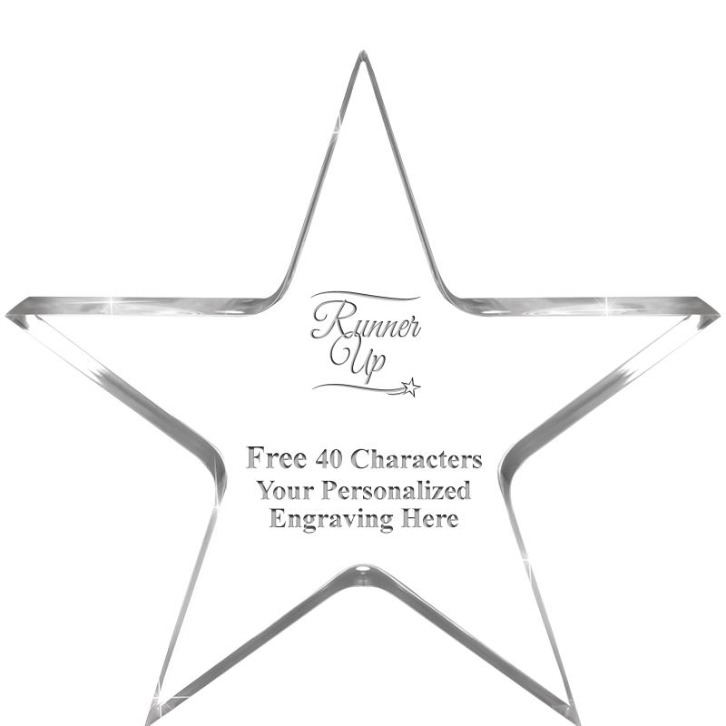 3.75" STELLA CRYSTAL AWARD