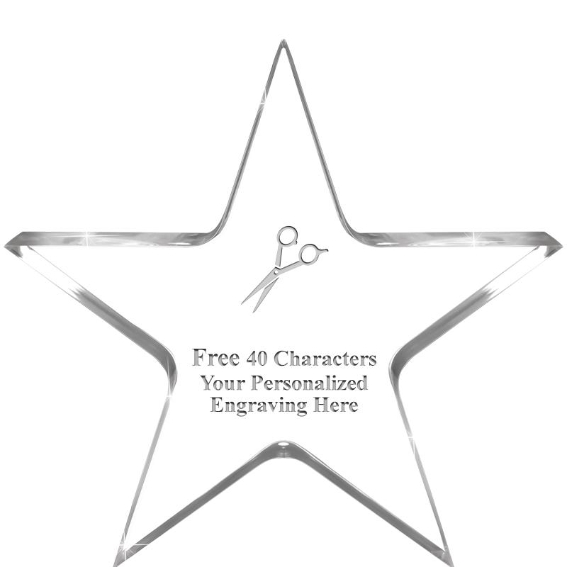 3.75" STELLA CRYSTAL AWARD