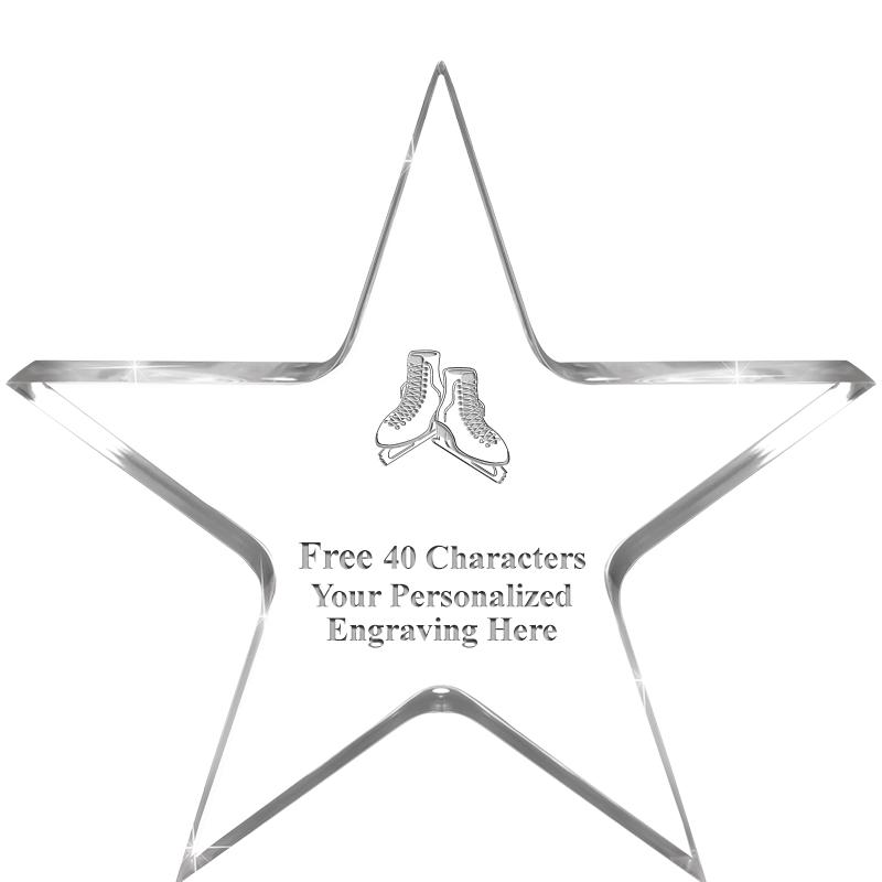 3.75" STELLA CRYSTAL AWARD