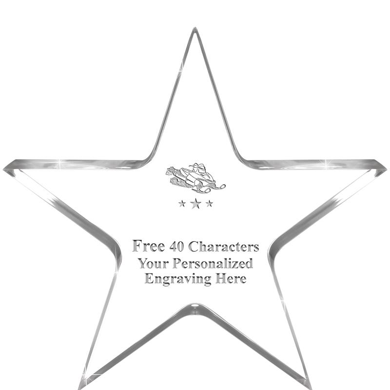 3.75" STELLA CRYSTAL AWARD