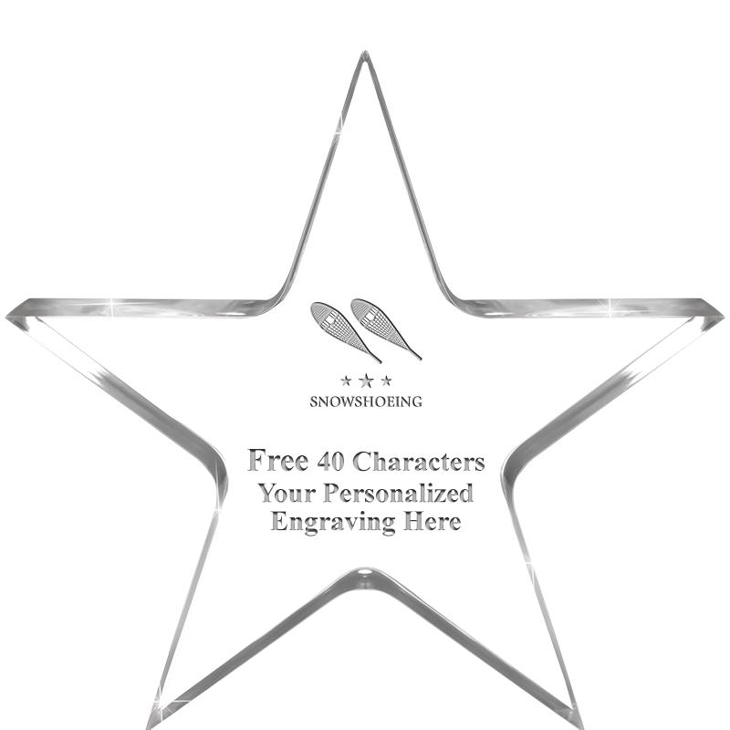 3.75" STELLA CRYSTAL AWARD