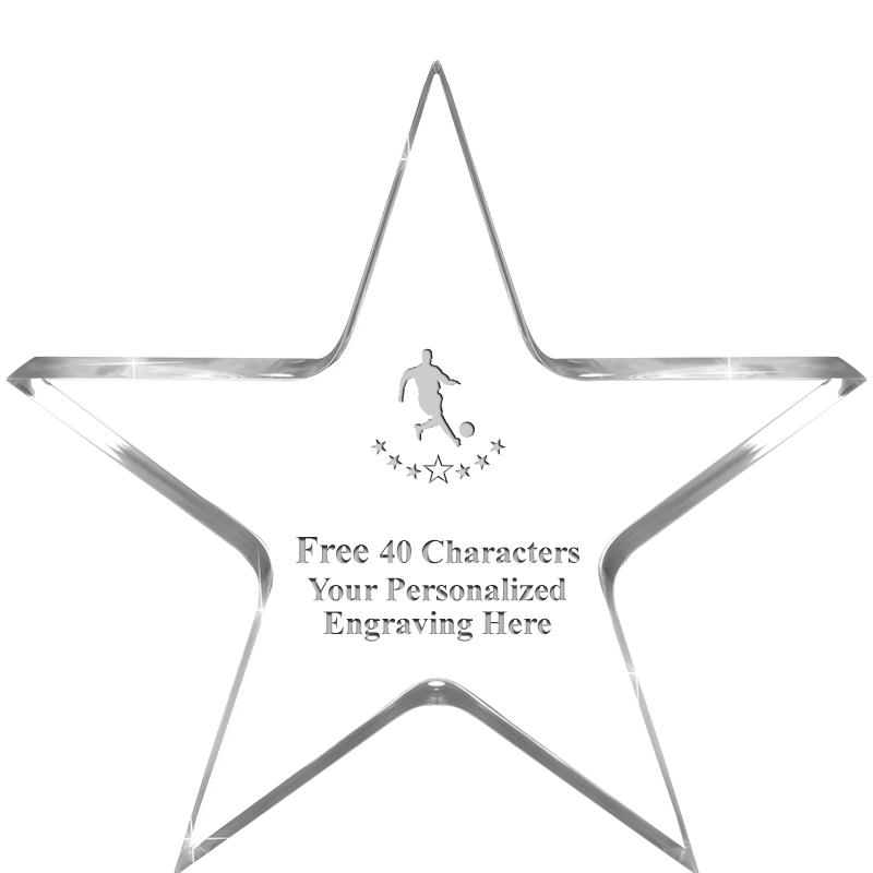 3.75" STELLA CRYSTAL AWARD