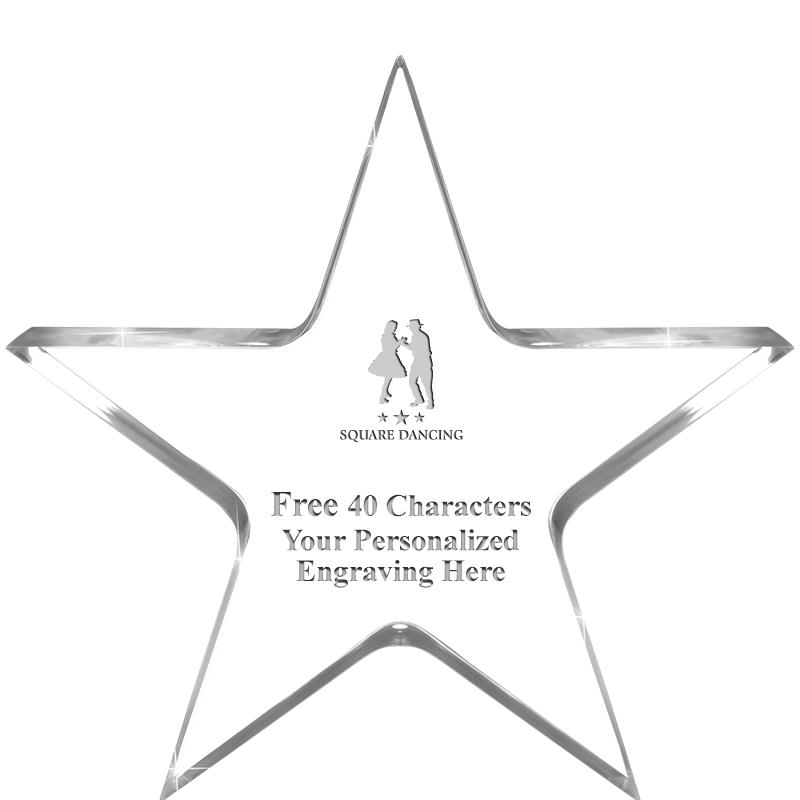 3.75" STELLA CRYSTAL AWARD