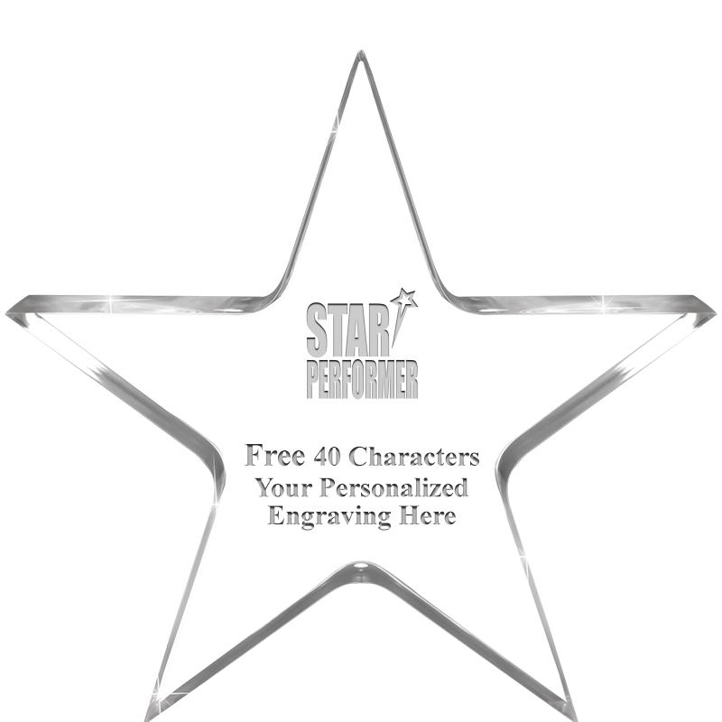 3.75" STELLA CRYSTAL AWARD